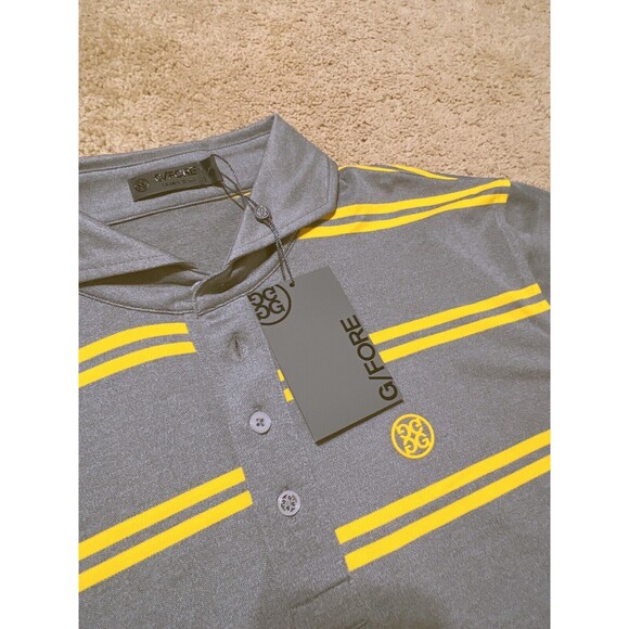 G/FORE Performance Golf Polo Shirt Rare design NWT Large - Picture 2 of 7
